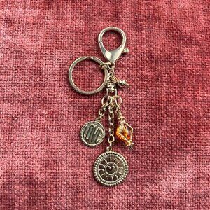 New GOLD SUNFLOWER LOVE Bag Charm